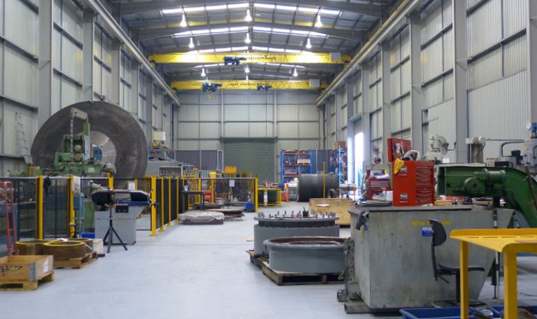 Firmins Lane Engineering Capabilities include a Large Vertical Borer
